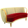 Duńska Sofa Bananowa, N.A. Jørgensens Møbelfabrik, lata 50