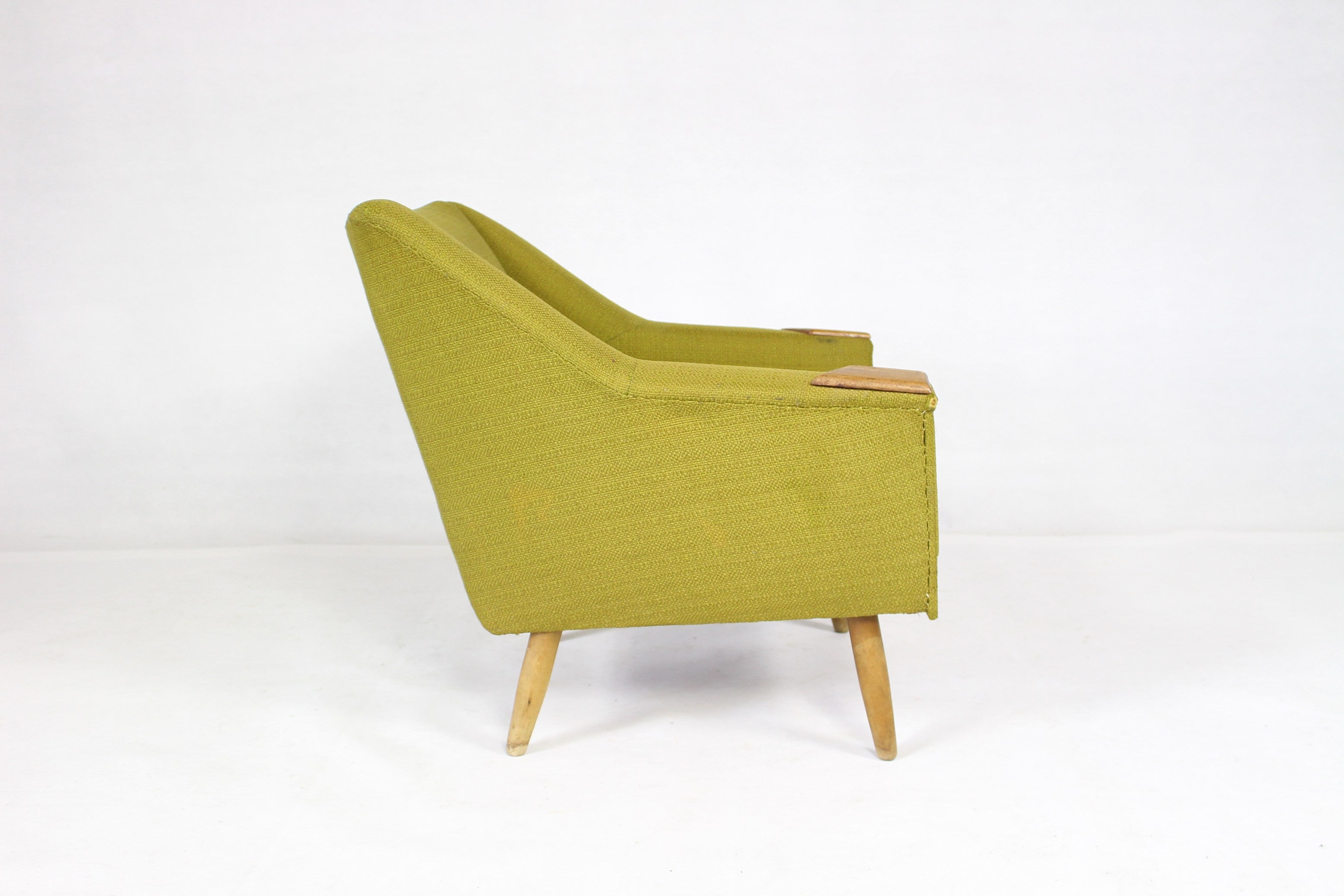 Tekowy Fotel Retro, Duński Design, lata 60