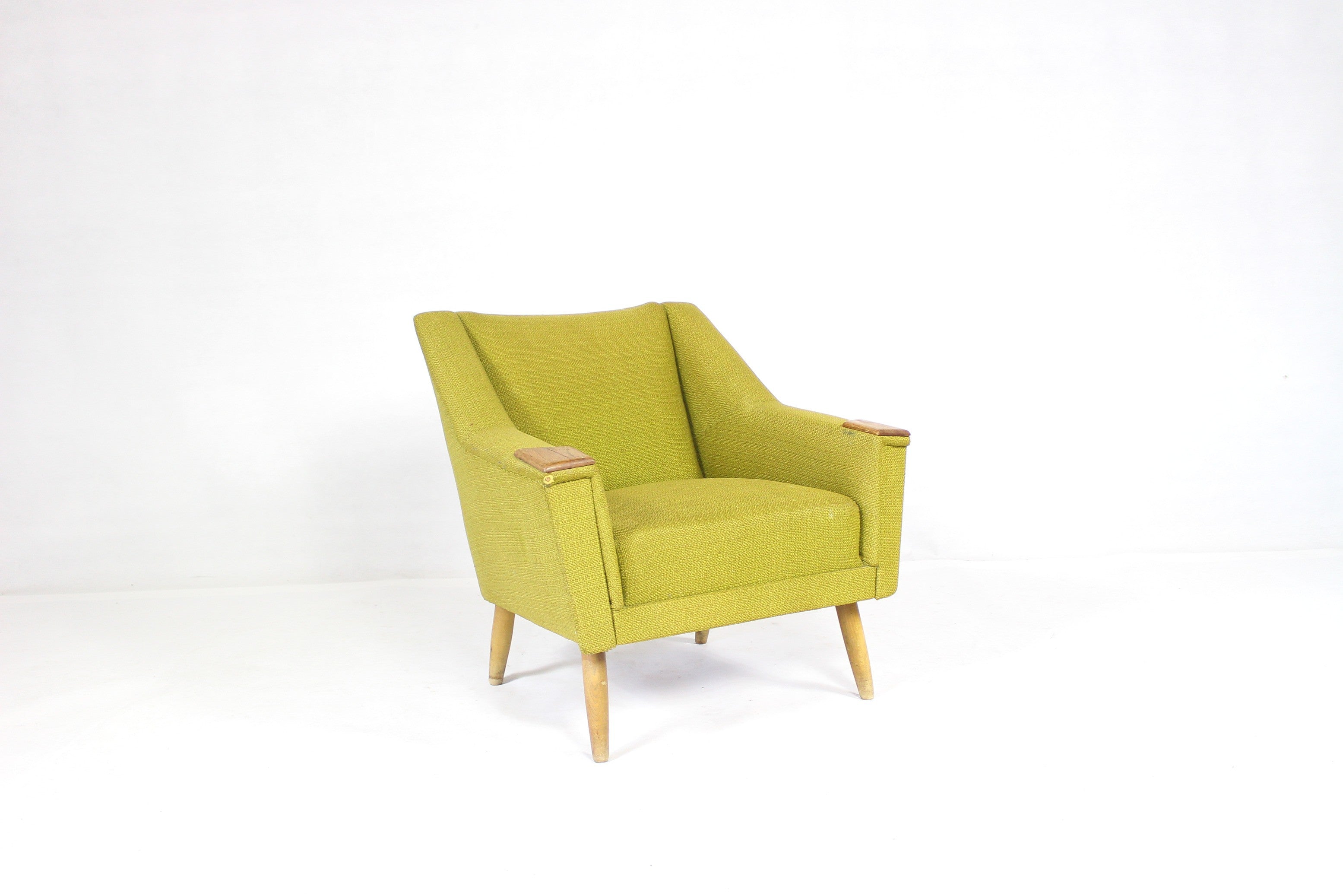 Tekowy Fotel Retro, Duński Design, lata 60
