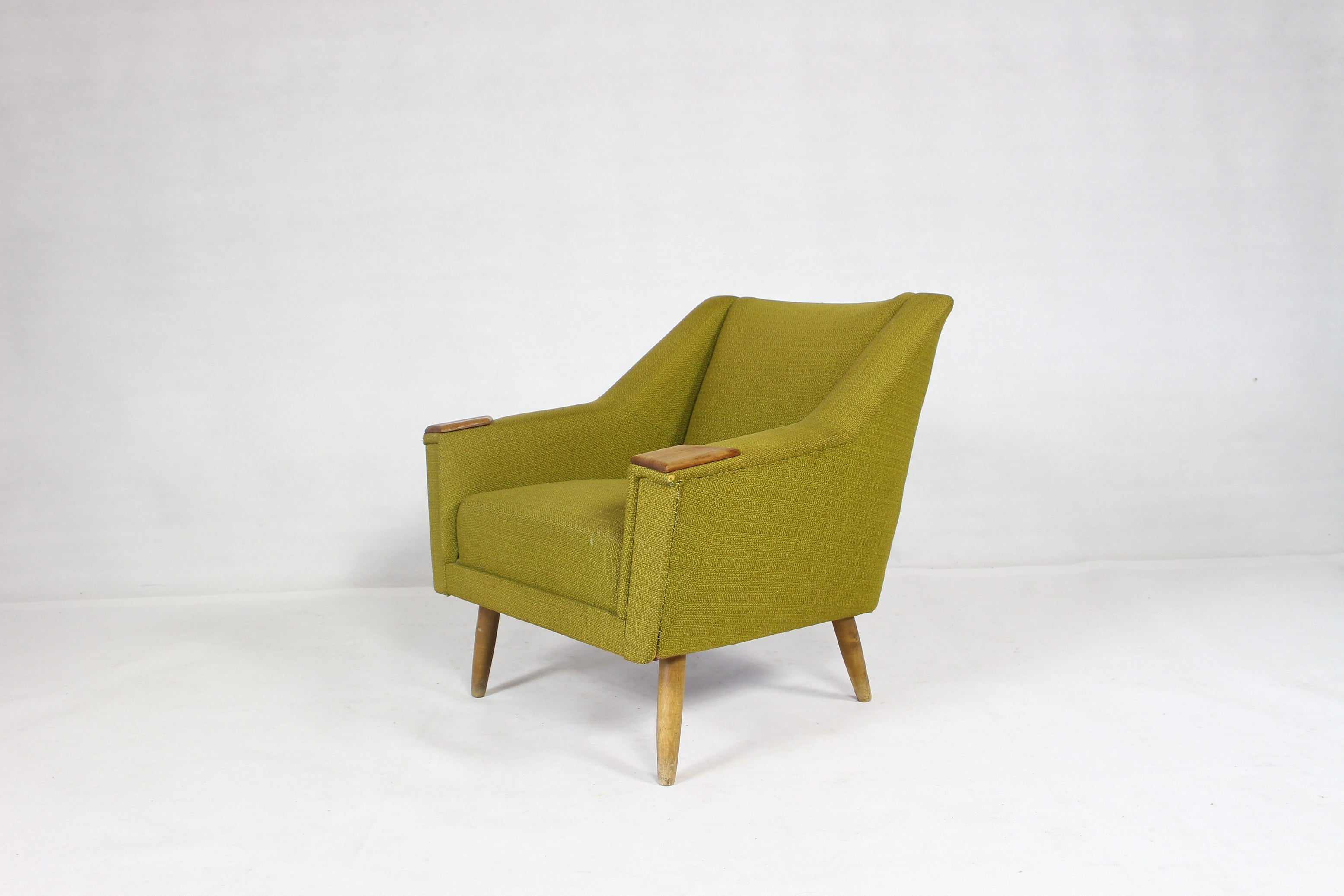 Tekowy Fotel Retro, Duński Design, lata 60