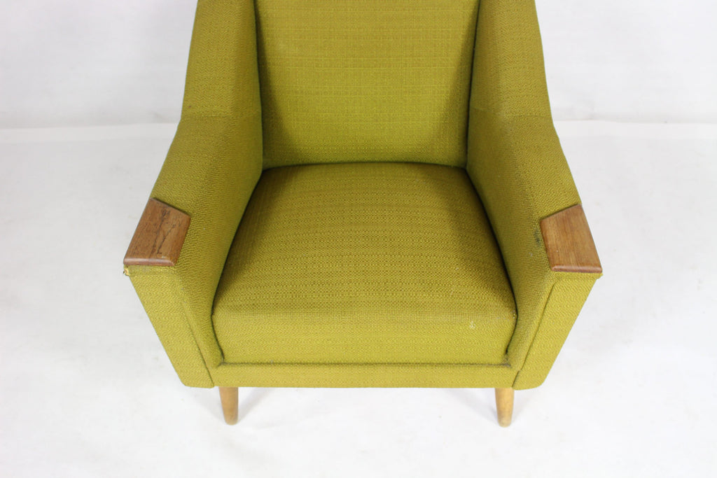 Tekowy Fotel Retro, Duński Design, lata 60
