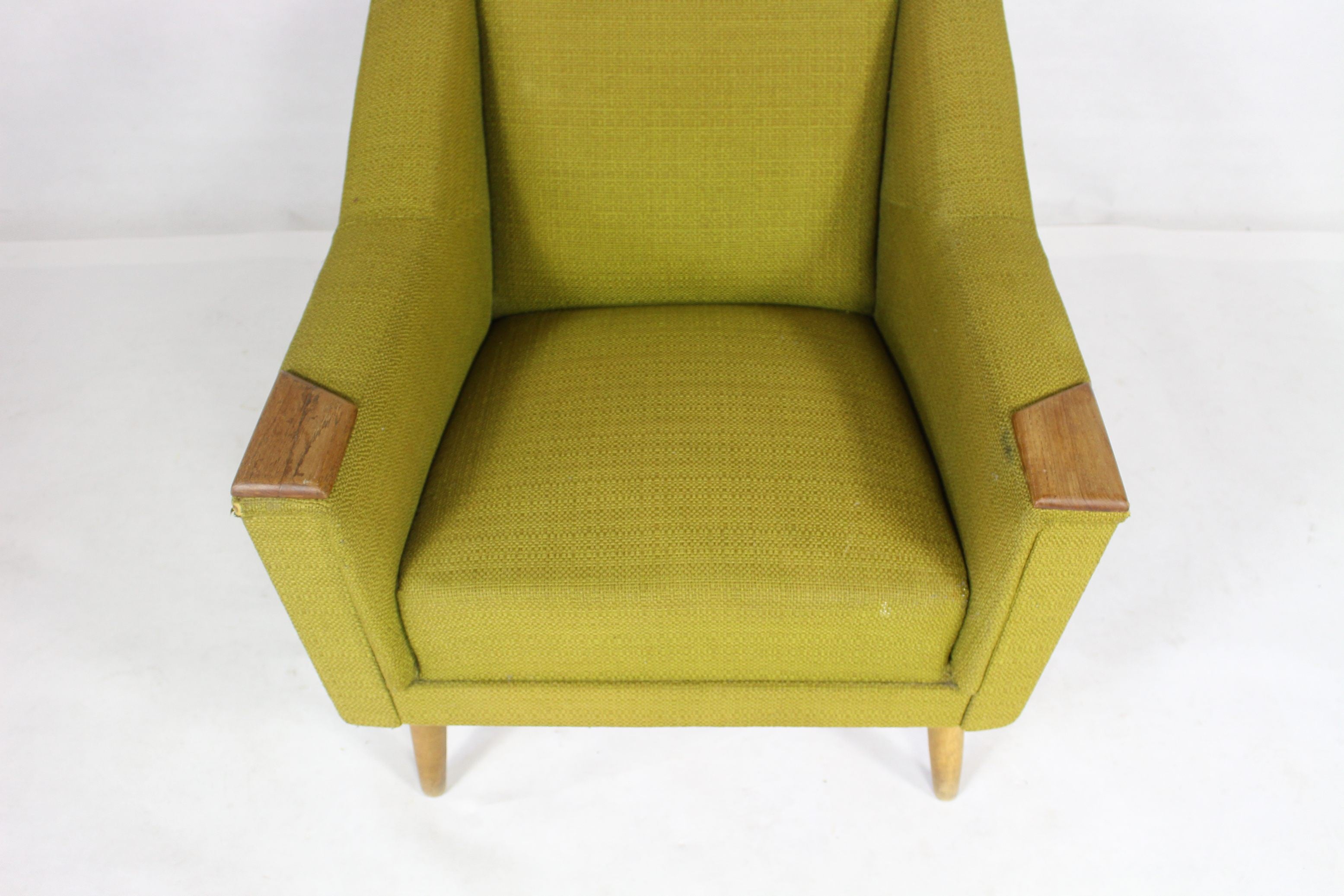 Tekowy Fotel Retro, Duński Design, lata 60