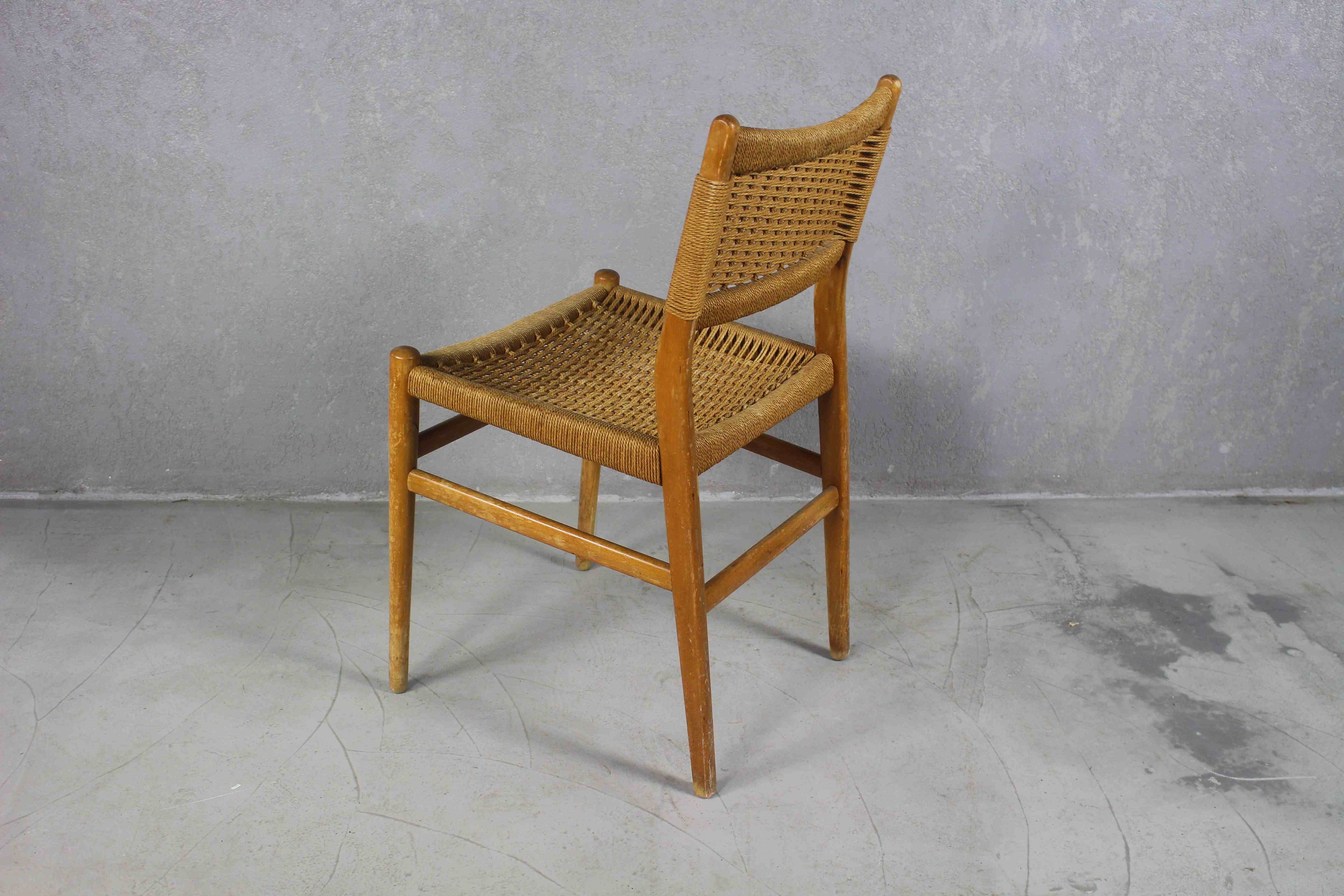 Krzesło Tekowe Vintage, Dania, lata 60