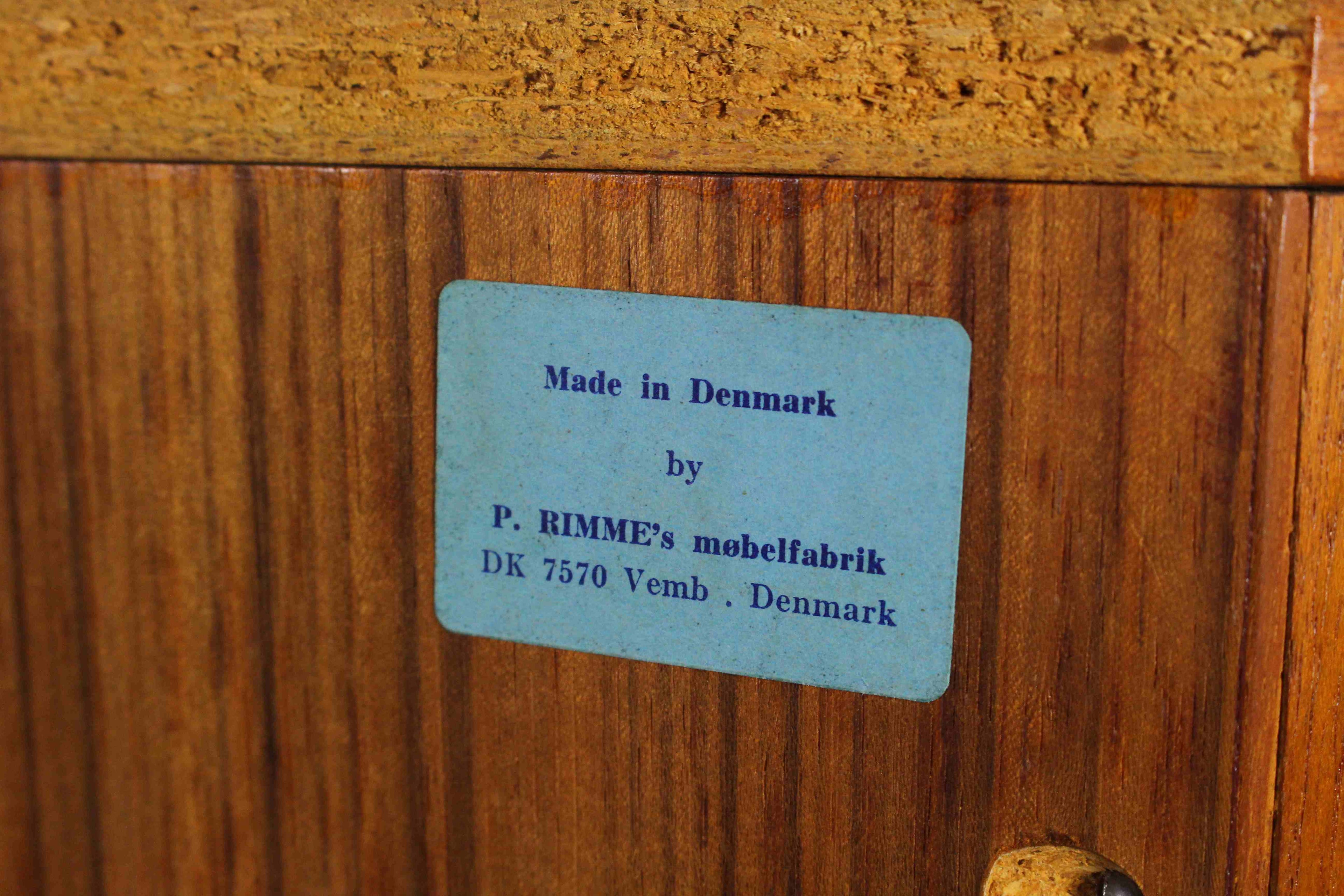 Narożna Witryna Tekowa P.Rimme's, Dania lata 60