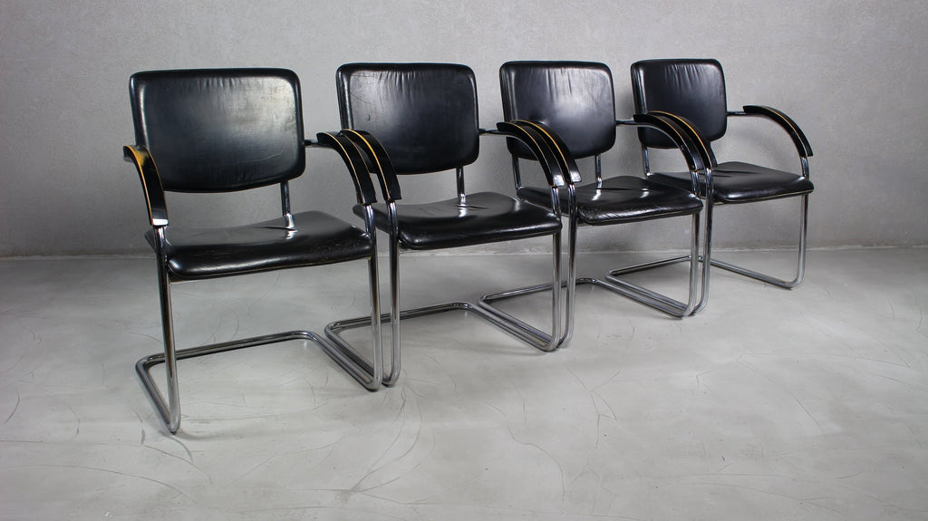Fotele w stylu Bauhaus, lata 70 / 4szt.