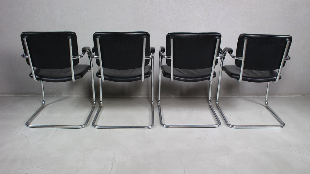 Fotele w stylu Bauhaus, lata 70 / 4szt.