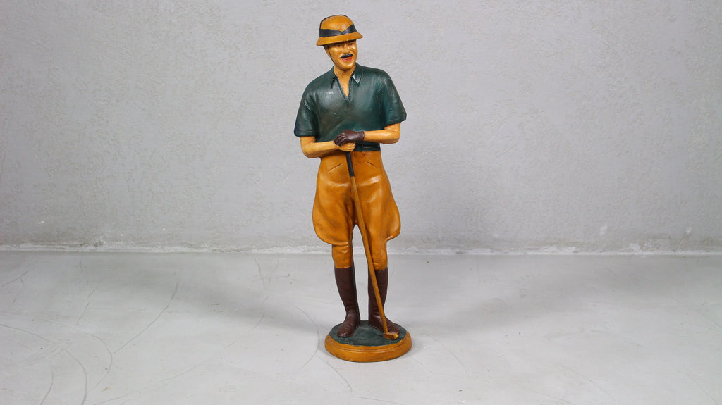 Duża Figura Vintage "Krykieciarz", lata 70