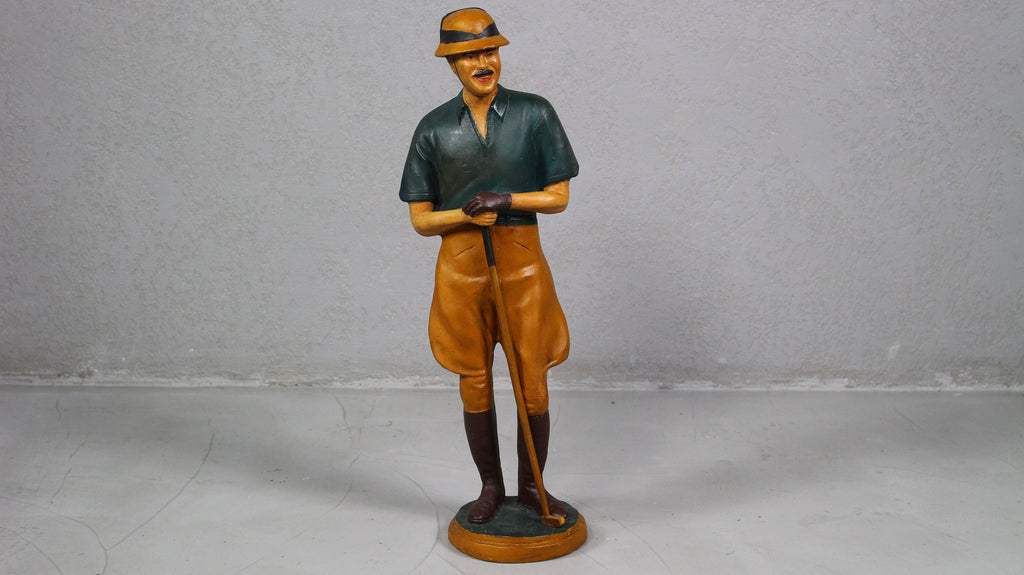 Duża Figura Vintage "Krykieciarz", lata 70