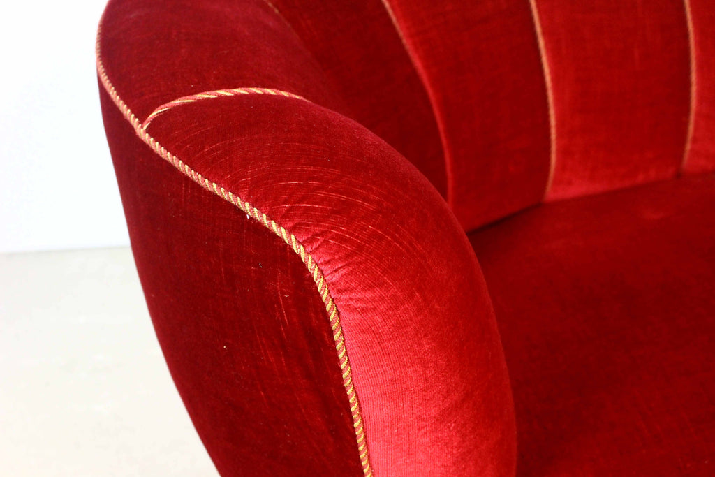 Sofa Bananowa z lat 50