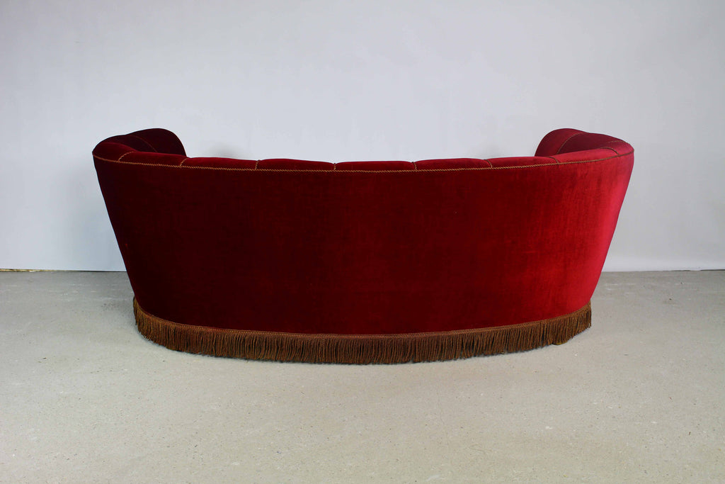 Sofa Bananowa z lat 50