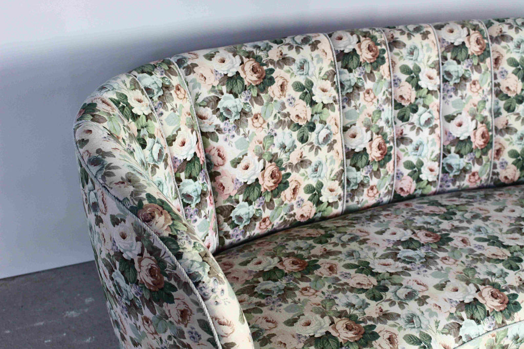 Sofa bananowa, Slagelse Møbelværk, lata 50