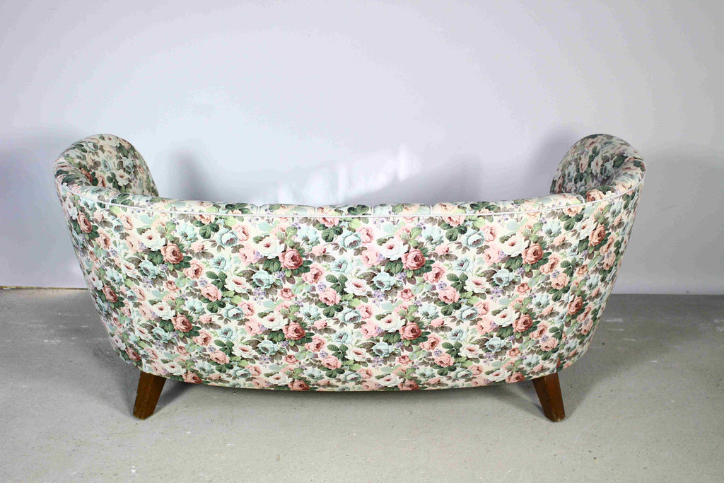 Sofa bananowa, Slagelse Møbelværk, lata 50