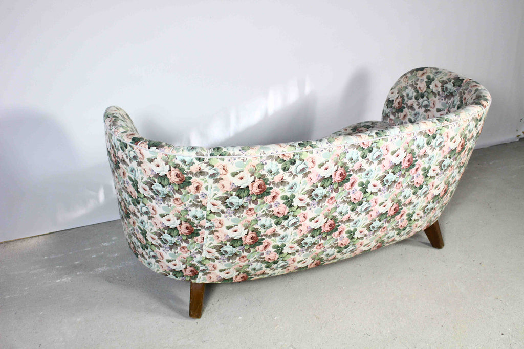 Sofa bananowa, Slagelse Møbelværk, lata 50