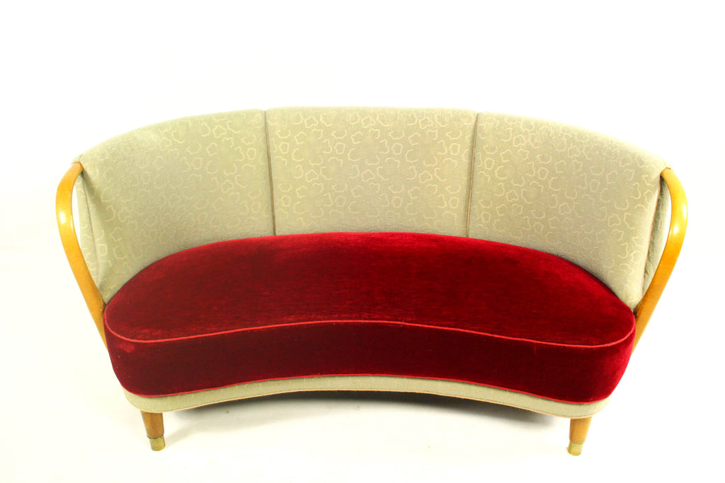 Duńska Sofa Bananowa, N.A. Jørgensens Møbelfabrik, lata 50