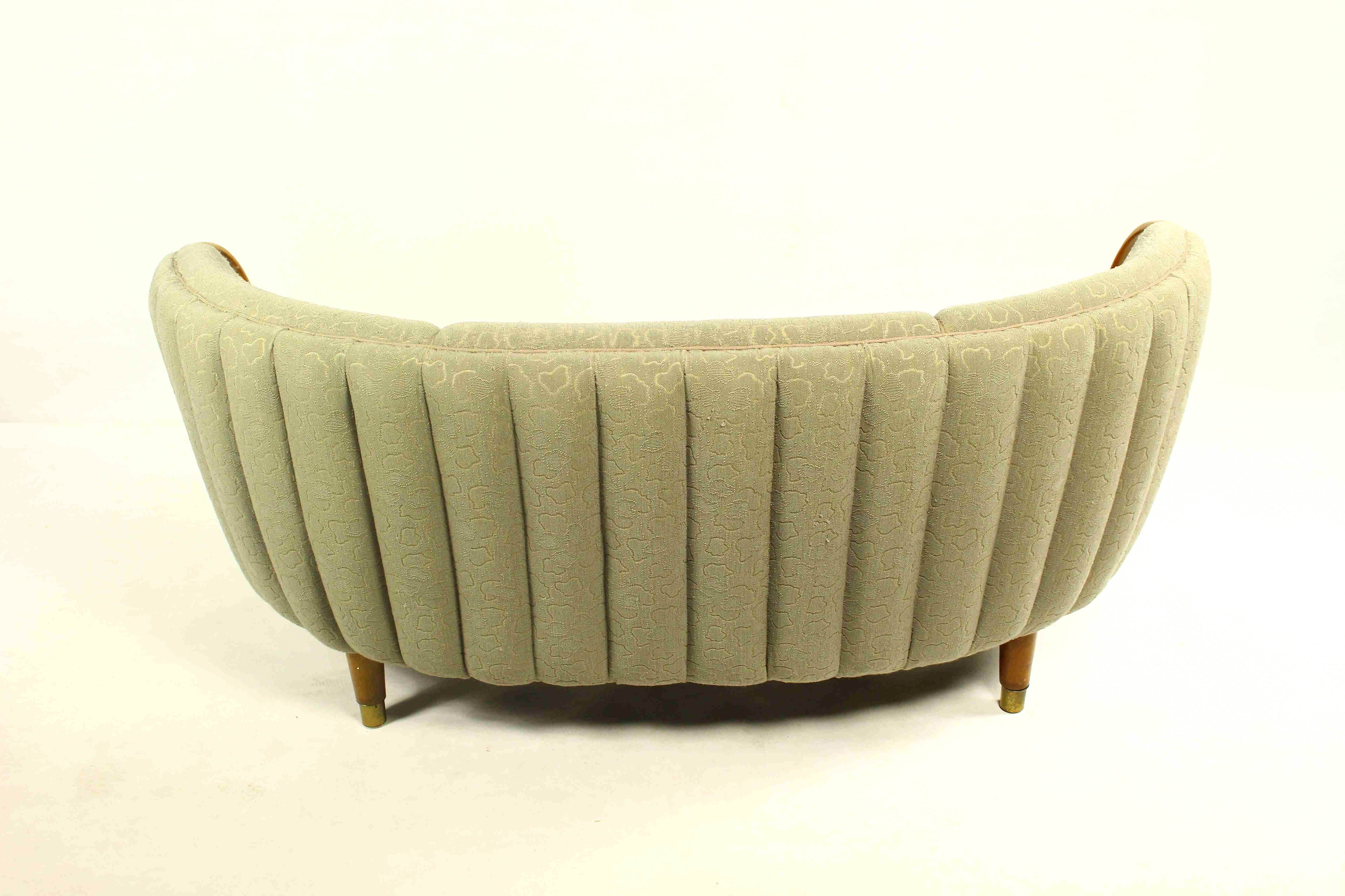 Duńska Sofa Bananowa, N.A. Jørgensens Møbelfabrik, lata 50