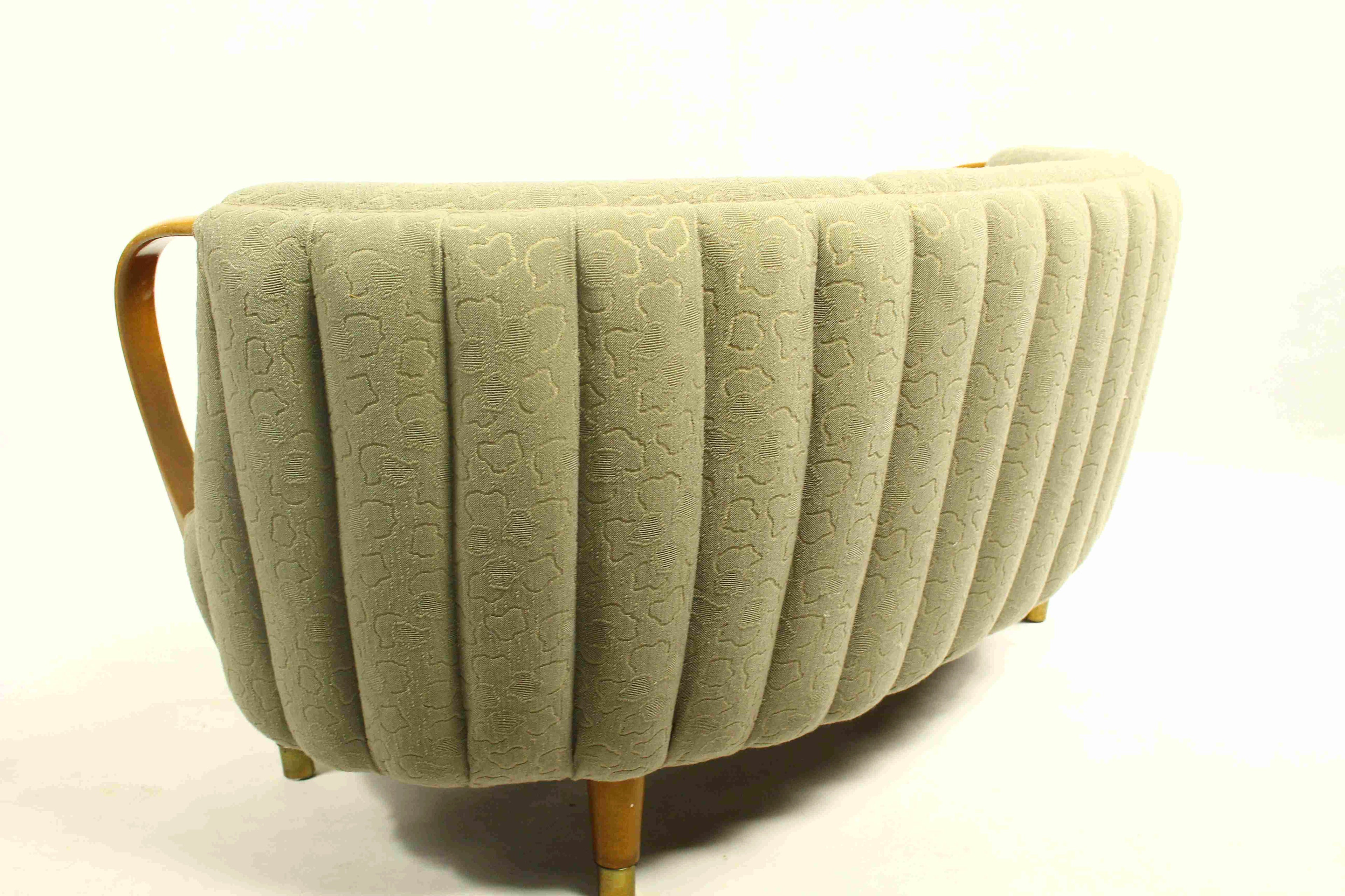 Duńska Sofa Bananowa, N.A. Jørgensens Møbelfabrik, lata 50